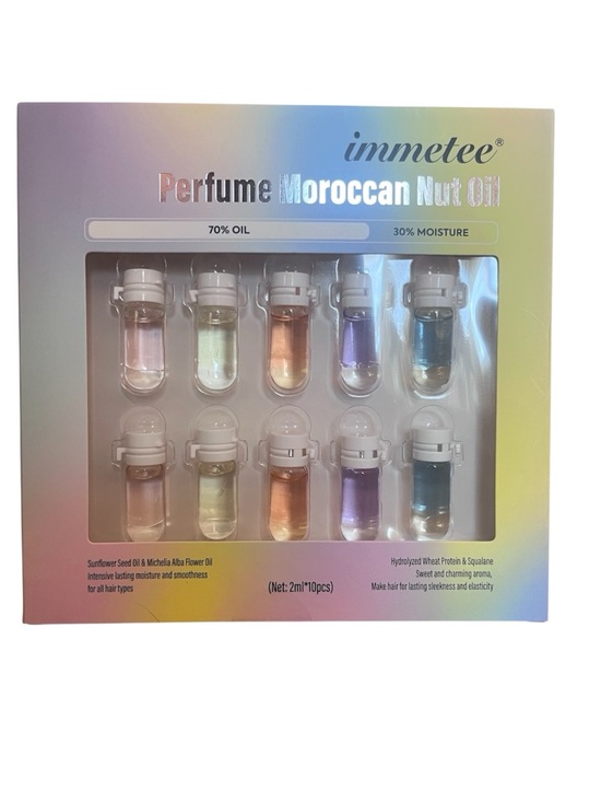 Other - Perfume Moroccan Nut Oil Hair Treatment Set (10 pcs) 💖